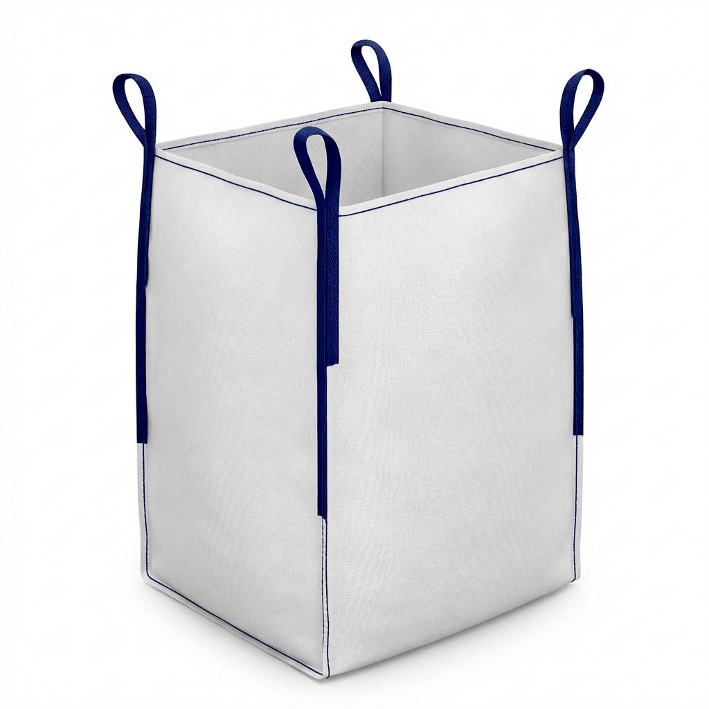 Big bag Food Grade de polipropileno apto para contacto alimentario con asas reforzadas para productos a granel.